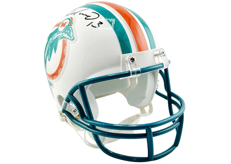Dan Marino Signed Miami Dolphins TB 80-96 Mini Football Helmet JSA