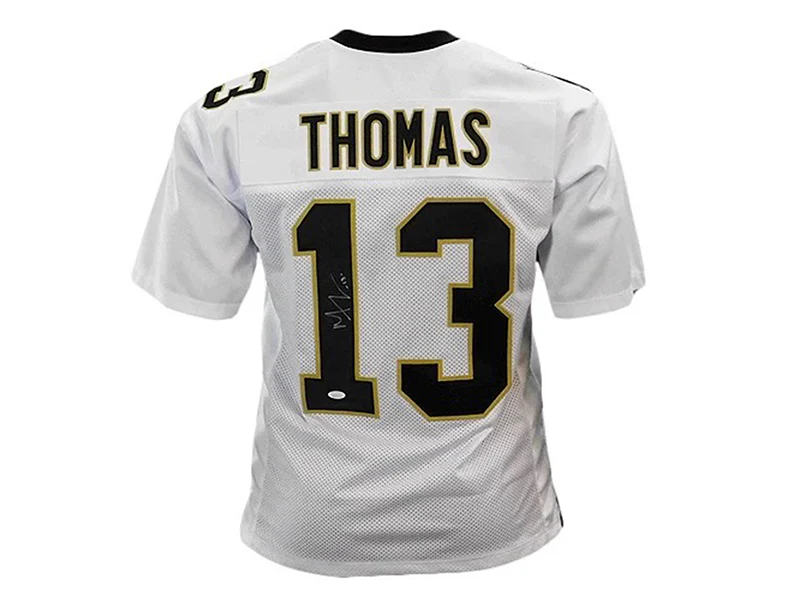Michael Thomas Autographed New Orleans White Pro-Edition Jersey (JSA)