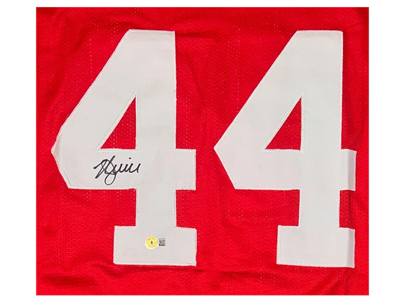 Kyle Juszczyk Autographed San Francisco Pro Style Red Football Jersey (Beckett)