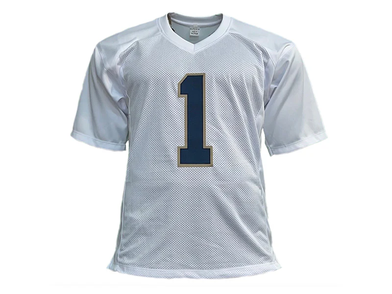 Lou Holtz Autographed College White Football Jersey (JSA)