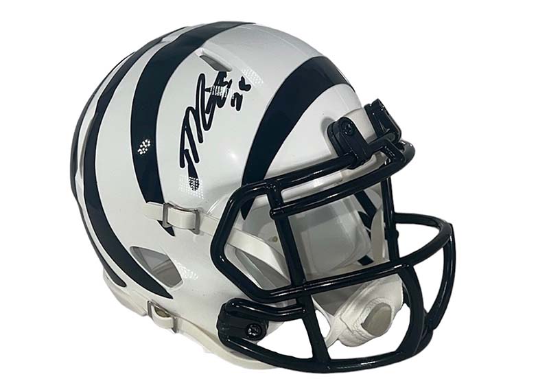 Joe Mixon Signed Cincinnati Bengals Alternate Mini Football Helmet (JSA)