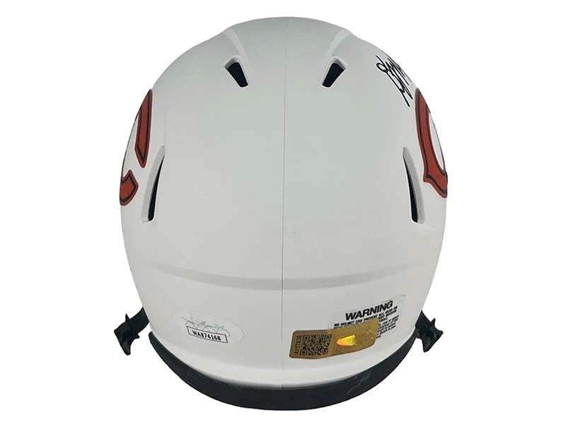 DJ Moore Chicago Bears Autographed Signed Lunar Mini Helmet JSA