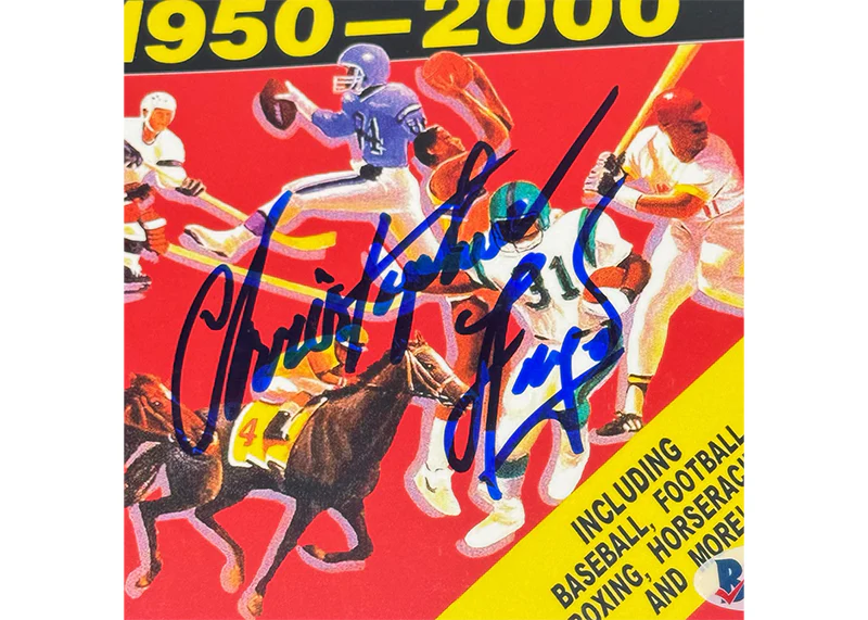 Christopher Lloyd Signed Grays Sports Almanac Back to the Future Beckett