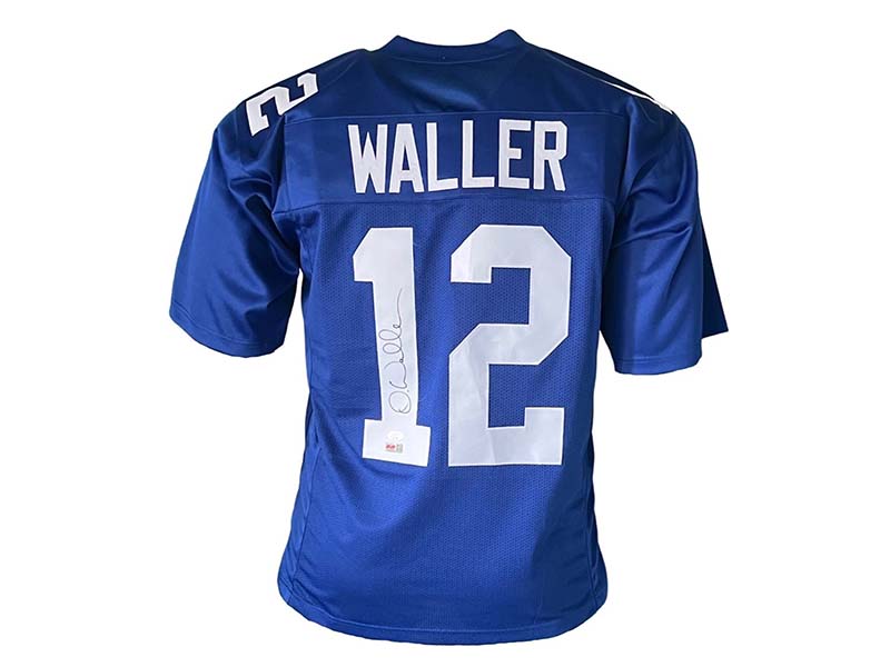 Darren Waller Autographed New York Pro Style Blue Football Jersey JSA