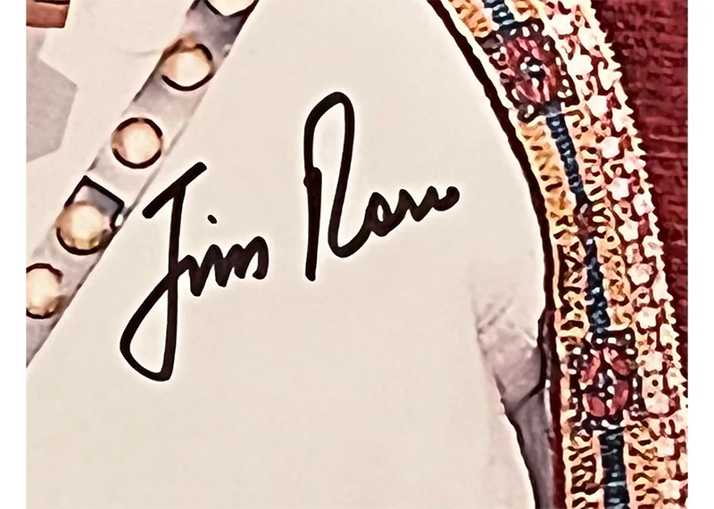 Jim Ross Signed 8x10 WWE Photo JSA