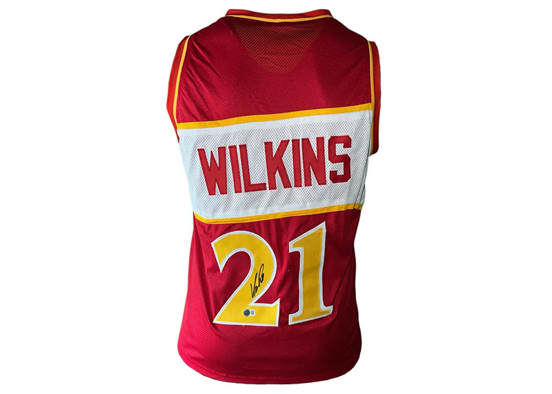 Dominique Wilkins Autographed Atlanta Custom Basketball Jersey Backett
