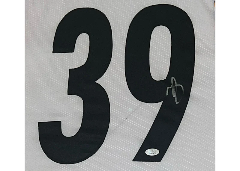 Minkah Fitzpatrick Signed?Pittsburgh Steelers 34x42 Framed Jersey JSA