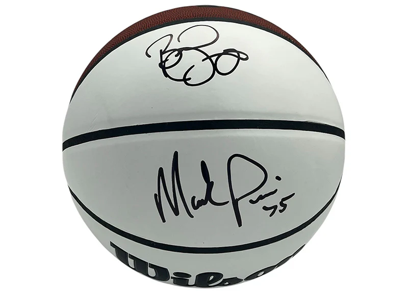 Mark Price & Brad Daugherty Signed Wilson Autograph Signature Basketball JSA