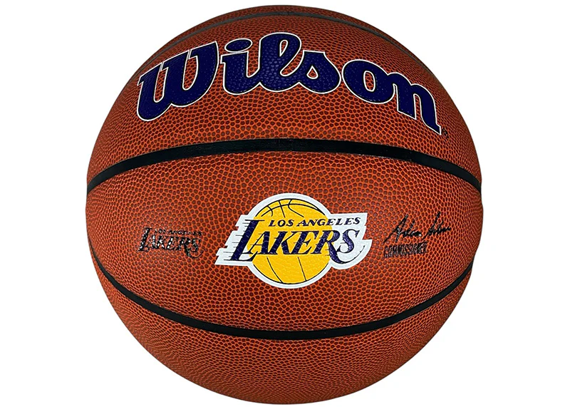 Ron Harper?Signed Wilson Authentic Los Angeles Lakers NBA Basketball JSA