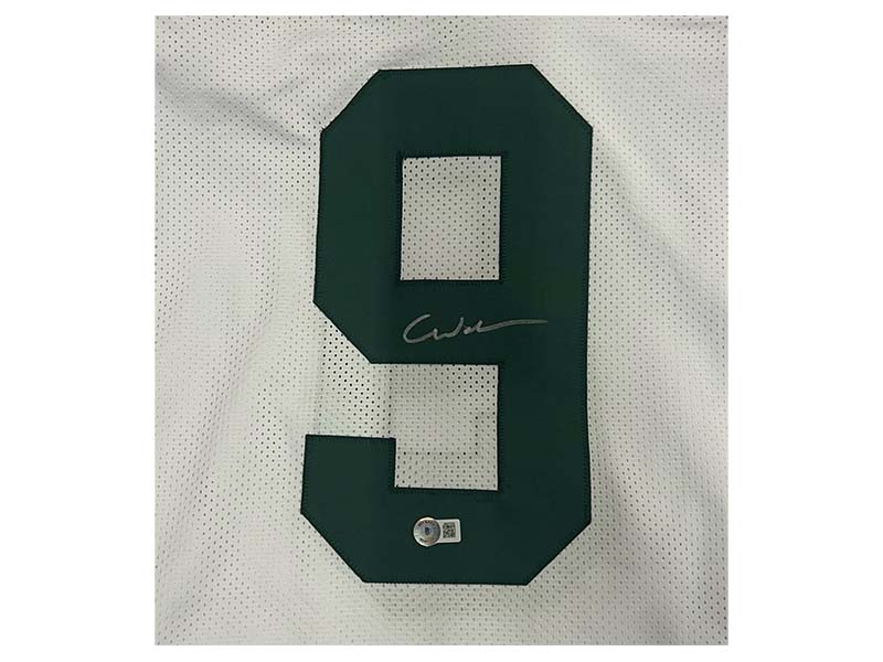 Christian Watson Signed Green Bay Custom White Football Jersey (Beckett)