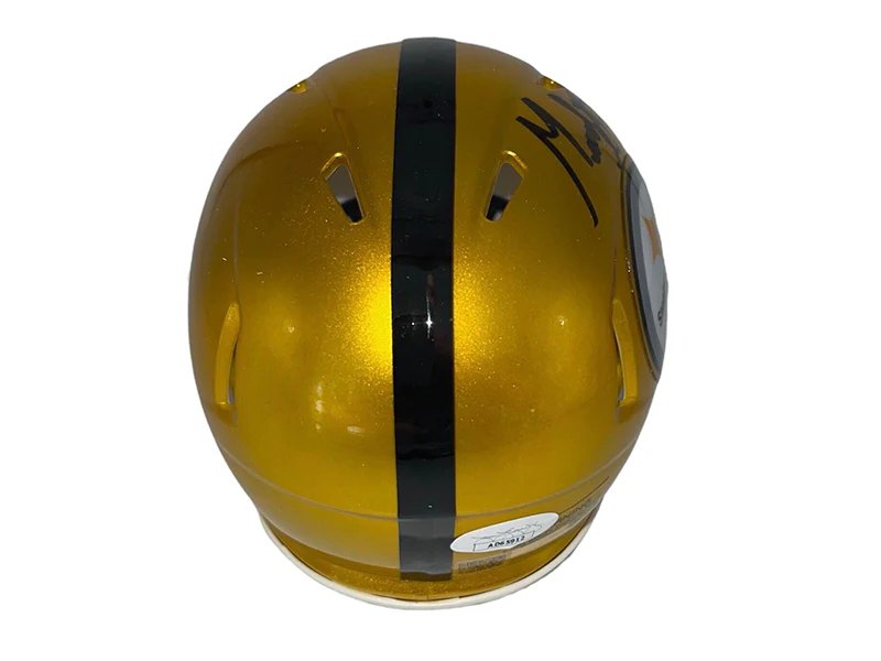 Maurkice Pouncey Autographed Pittsburgh Steelers Mini Flash Football Helmet JSA