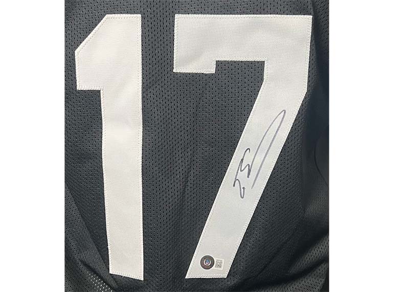 Evan Engram Signed Jacksonville Custom Black Football Jersey Beckett