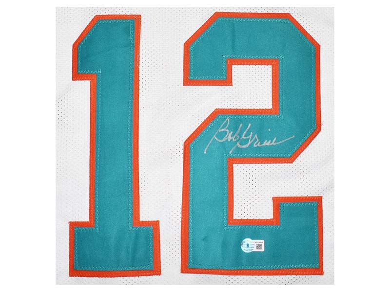 Bob Griese Autographed Miami ProStyle White Football Jersey (Beckett)