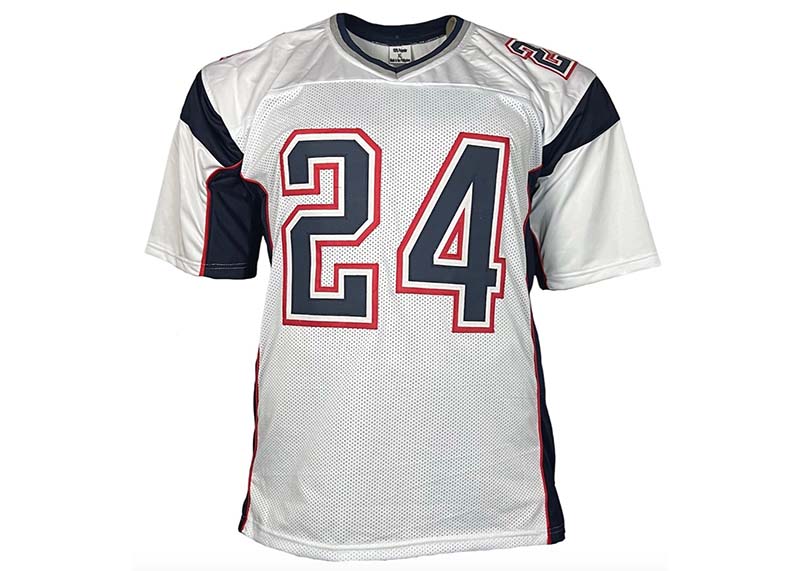 Ty Law Signed New England Custom White Football Jersey JSA