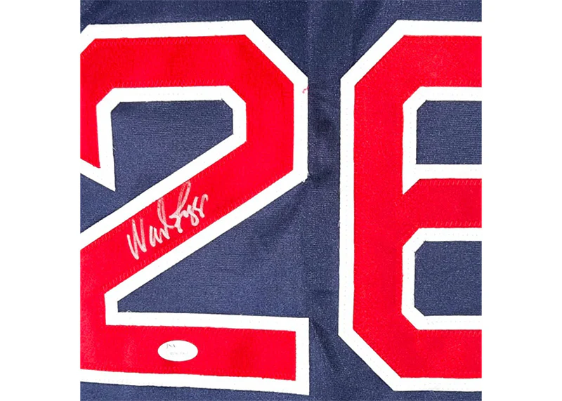 Wade Boggs Signed Boston Navy Custom Baseball Jersey JSA
