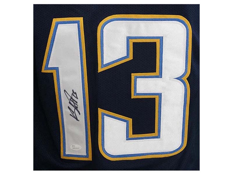 Keenan Allen Signed San Diego Custom Blue Football Jersey (JSA)