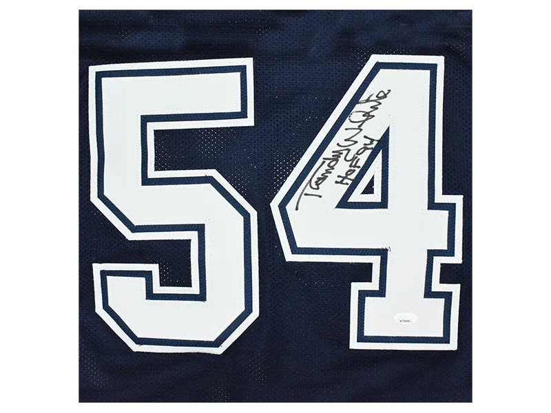 Randy White Autographed Dallas HOF 94 Inscription Pro Style Blue Football Jersey JSA