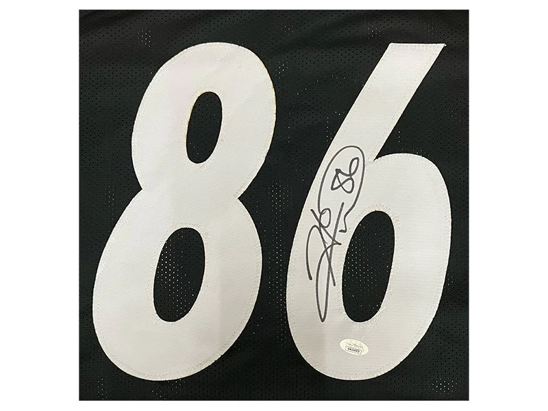Hines Ward Autographed Pittsburgh Pro Style Black Football Jersey (JSA)