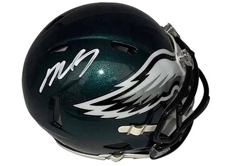 Michael Vick Philadelphia Eagles Autographed Signed Speed Mini Helmet ( JSA )