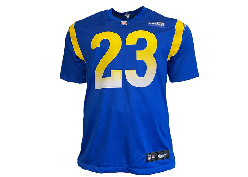 Kyren Williams Signed Authentic Nike Los Angeles Rams Blue Football Jersey Beckett