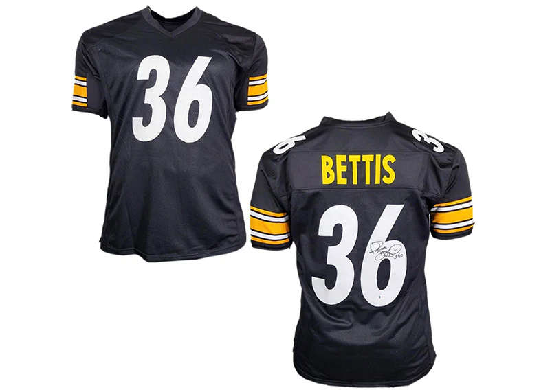 Jerome Bettis Signed Pittsburgh Custom Black Football Jersey (JSA)