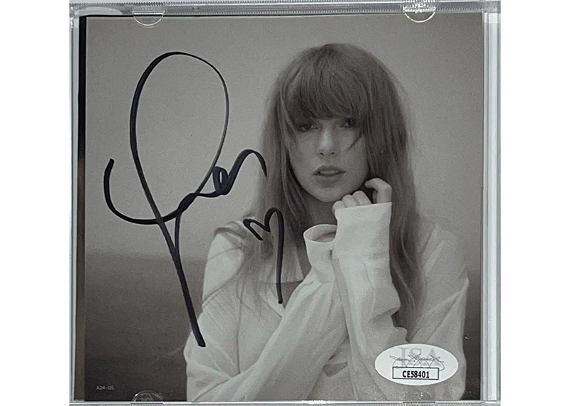 Taylor Swift Signed The Tortured Poets Department CD JSA