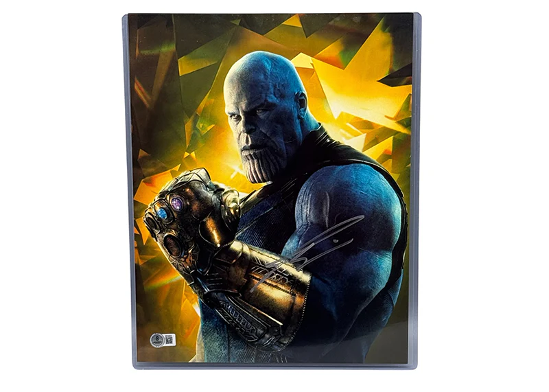 Josh Brolin Signed Thanos 11x14 Photo Marvel Comics Autograph Beckett