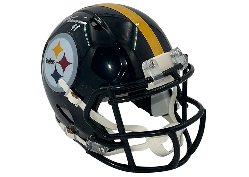 James Harrison Signed Pittsburgh Steelers Mini Football Helmet JSA