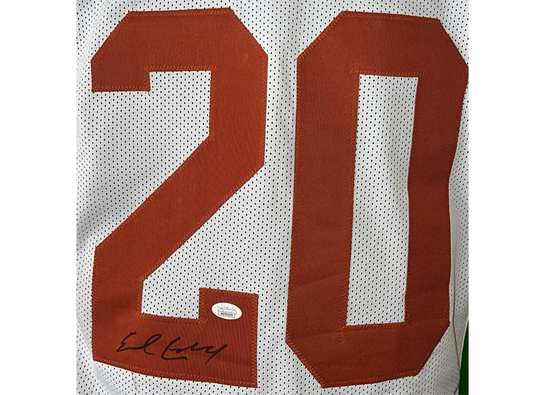 Earl Campbell Signed Texas Custom White College Football Jersey (JSA)