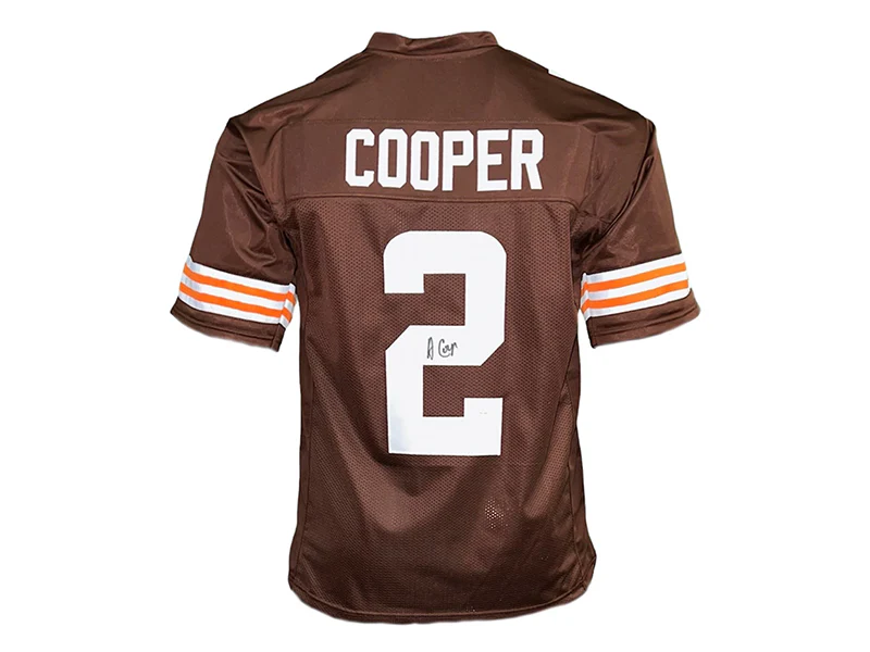 Amari Cooper Autographed Cleveland Pro Style Brown Football Jersey (JSA)