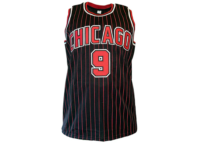 Ron Harper Signed Chicago Custom Pinstripe Jersey JSA