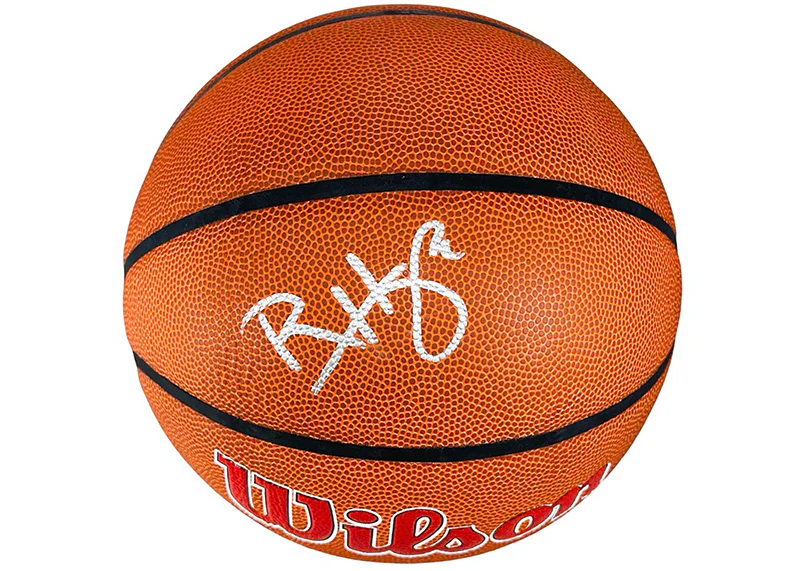Ron Harper?Signed Wilson Authentic Chicago Bulls NBA Basketball JSA