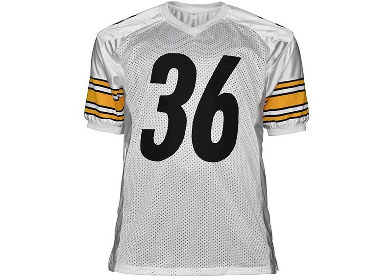 Jerome Bettis Signed Pittsburgh Custom White Football Jersey (JSA)
