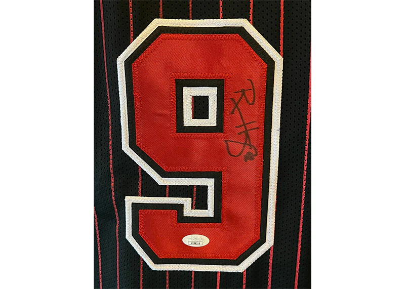 Ron Harper Signed Chicago Custom Pinstripe Jersey JSA