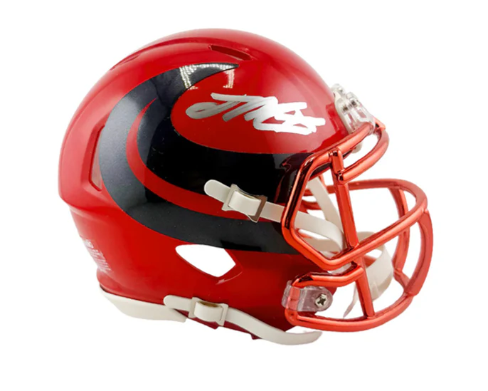 Joe Mixon Signed Houston Texans Alt 2024 Mini Football Helmet JSA