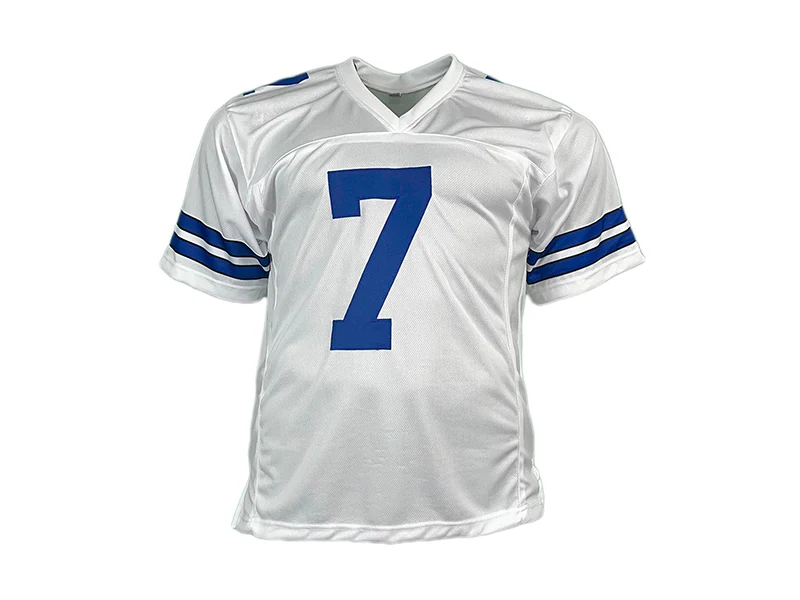 Trevon Diggs Autographed Dallas White Pro Style Football Jersey JSA