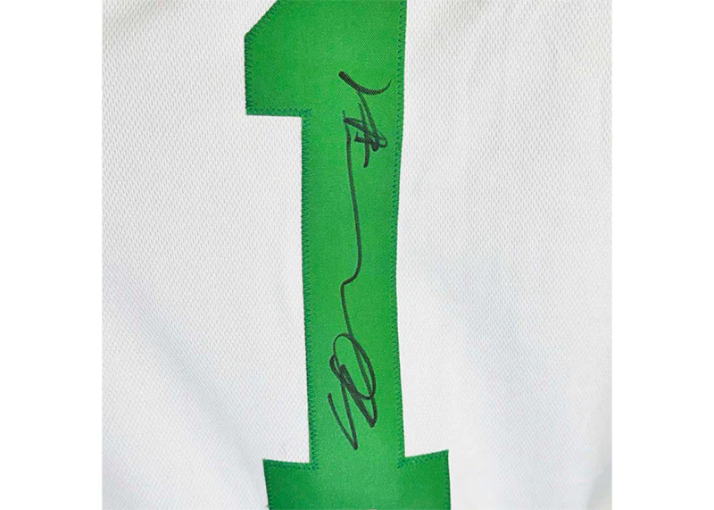 Sauce Gardner Signed New YorkCustom White Football Jersey Beckett