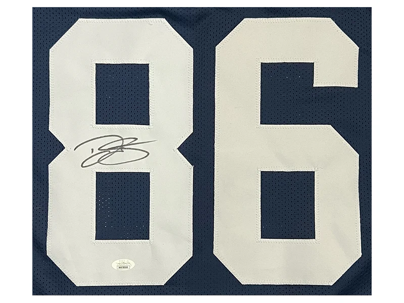 Dalton Schultz Autographed Dallas Pro Style Thanksgiving Football Jersey JSA