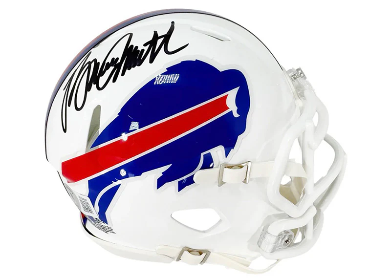 Bruce Smith Signed Buffalo Bills Speed Mini Football Helmet Beckett