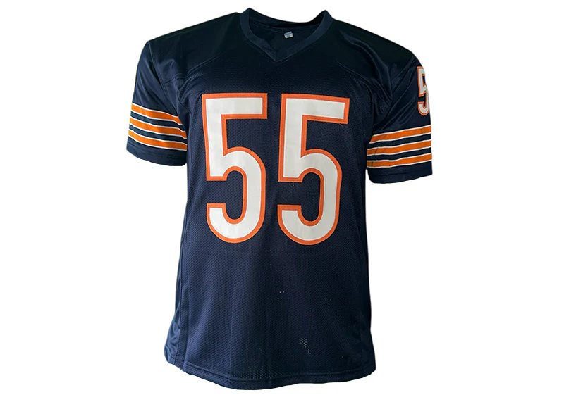 Otis Wilson Signed Chicago Custom Blue Football Jersey?Beckett