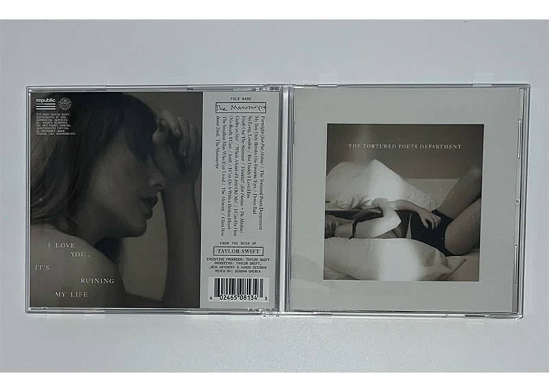 Taylor Swift Signed The Tortured Poets Department CD JSA