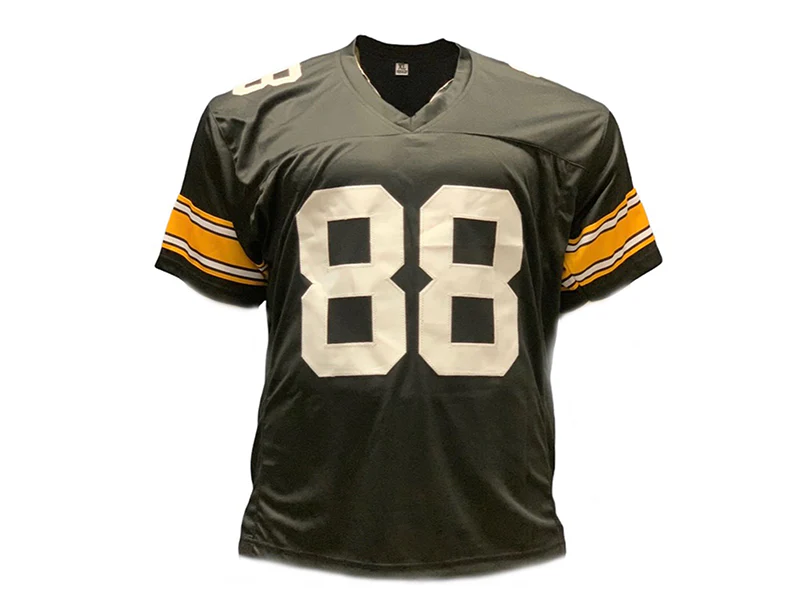 Pat Freiermuth Autographed Pittsburgh Pro Style Black Football Jersey (Beckett)