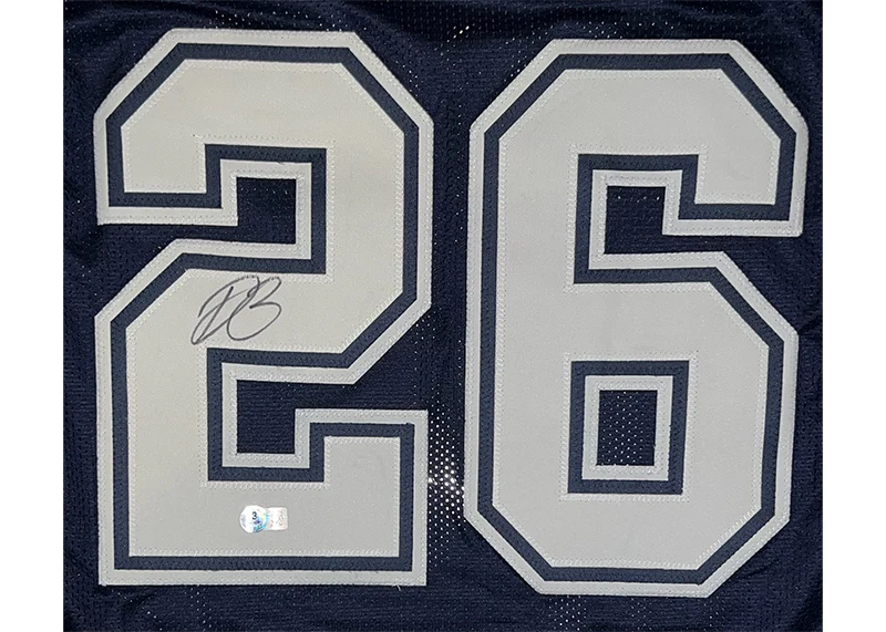 Daron Bland Signed Dallas Custom Blue Football Jersey Beckett