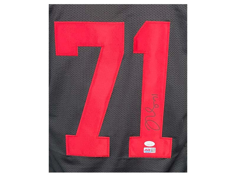 Trent Williams Autographed San Francisco Custom Black Football Jersey JSA