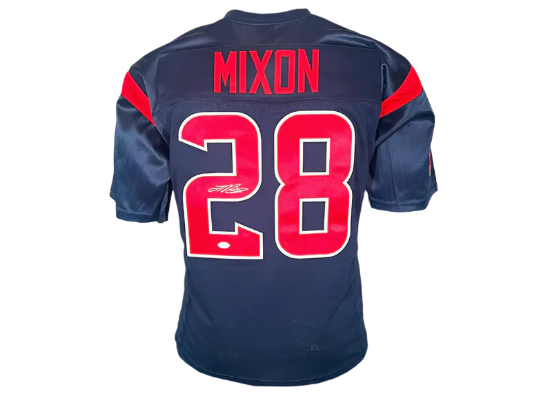 Joe Mixon Autographed Houston Custom Color Rush Football Jersey  (JSA)