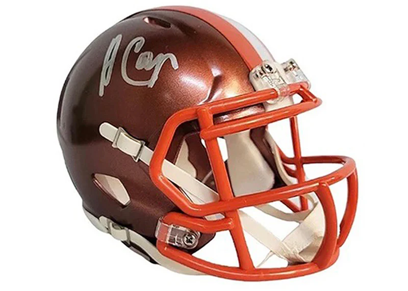 Amari Cooper Autographed Cleveland Browns Flash Mini Helmet (JSA)