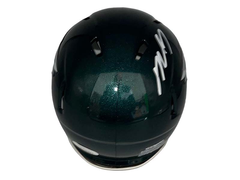 Michael Vick Philadelphia Eagles Autographed Signed Speed Mini Helmet ( JSA )