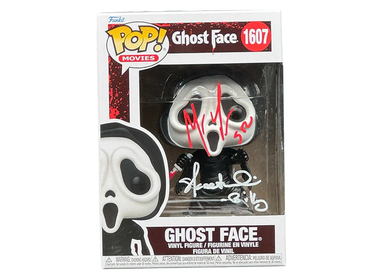 Matthew Lillard & Skeet Ulrich Signed Ghost Face Funko Pop! Autograph Beckett
