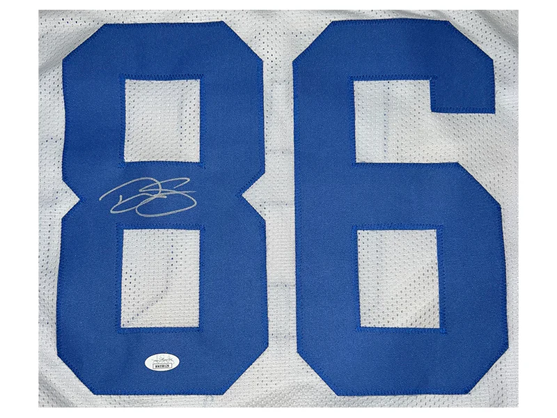 Dalton Schultz Autographed Dallas Pro Style White Dallas Football Jersey JSA