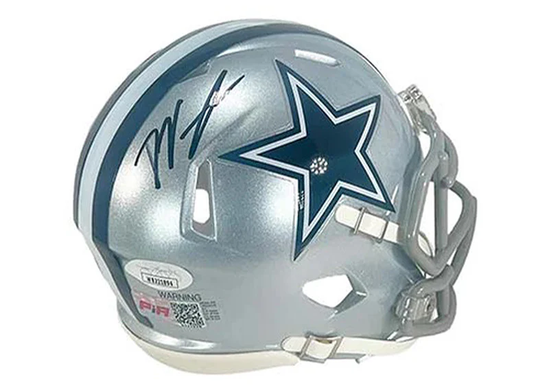 Deuce Vaughn Signed Dallas Cowboys Speed Mini Football Helmet (JSA)